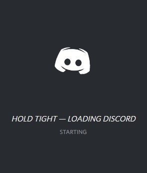 「LOADING DISCORD」の画面