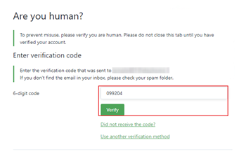 認証方法を選択し、[Send]をクリック