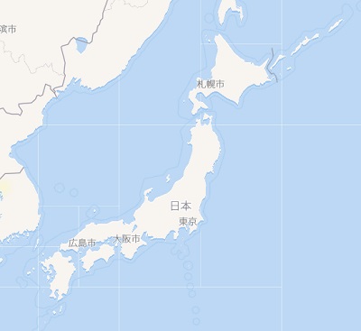 Downdetectorの日本のマップ