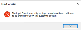 エラーメッセージの表示