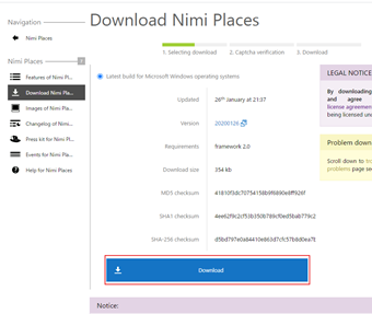 [Download]をクリック