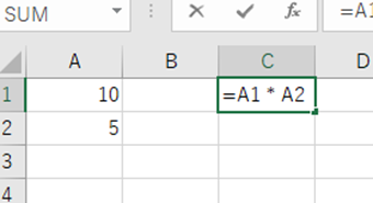 セル同士の掛け算