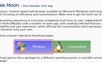 [Windows]をクリック