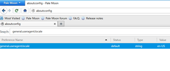 検索ボックスに「general.useragent.locale」と入力