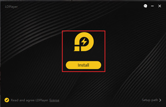 [Install]をクリック