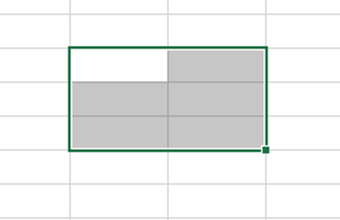 枠線・罫線を引きたいセルを選択