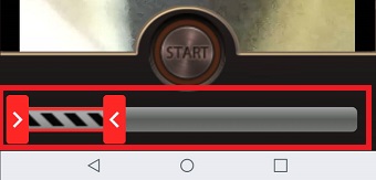 逆再生するシーンを下のバーで選択