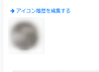 アイコン履歴の表示