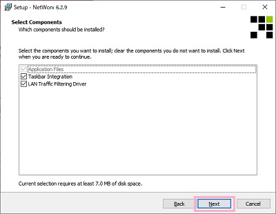 「Next」をクリック