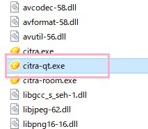 「citra-qt.exe」をダブルクリック