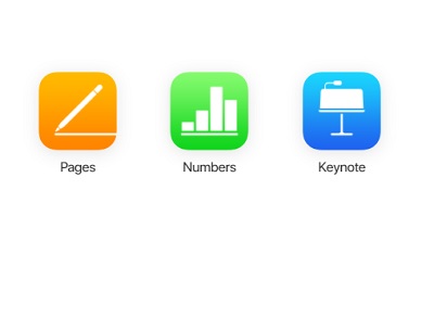 「Numbers」「Keynote」のアイコン