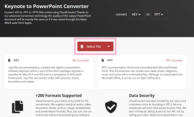 「Select File」をクリック