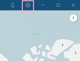 設定ボタンをクリック