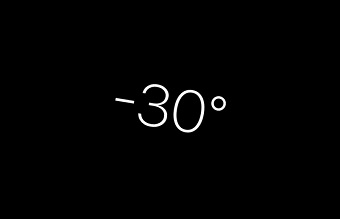 水準器の表示画面（黒色）