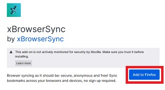 『Add to Firefox』をクリック