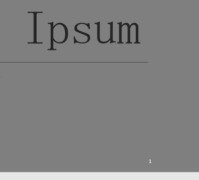 各スライドにページ番号が表示される