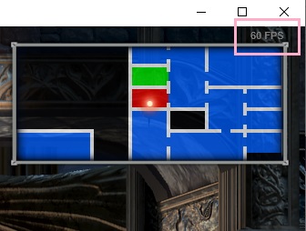 フレームレート表示