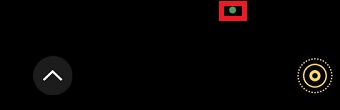 緑色の点が表示されている