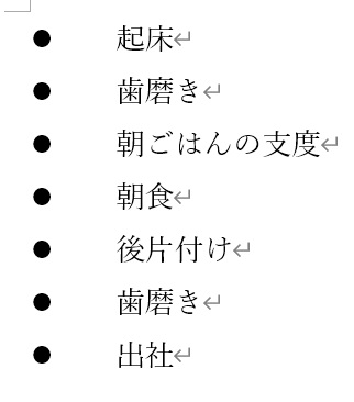 文字が下がった