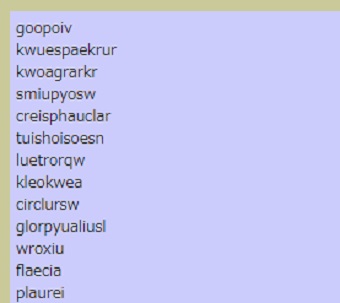 気に入った単語を選択