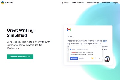 Webサービス「Grammarly」