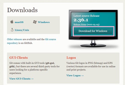 「Download for Windows」をクリック