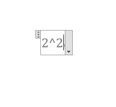 上付き文字は「文字^上付き文字にする文字」と入力