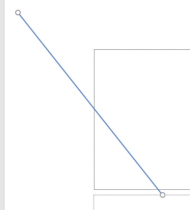 マウスをドラッグして線を書く