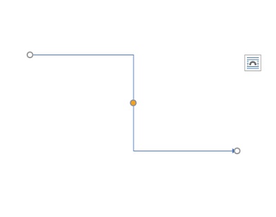 カギ線矢印を描く