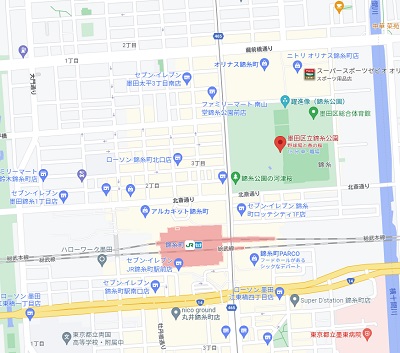Google MapにアクセスしExcelに貼り付けたい地図を表示させる