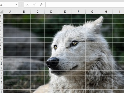 シートの背景に画像を挿入できた