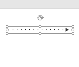 テキストボックス内に「・・・・・・・・・・・・・▶」と入力