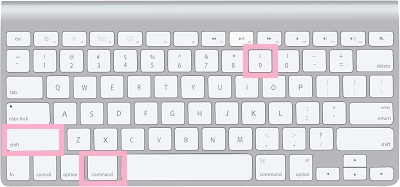 「commandキー+shiftキー+9キー」を同時押し