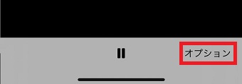 『オプション』をタップ