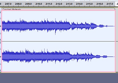 クリップをダブルクリックしてすべての範囲の選択を行う