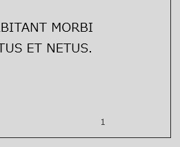2ページめのスライドのページ番号が「1」になった