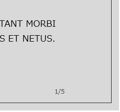 分母付きのページ番号