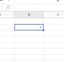 セルにプルダウンリストが追加された