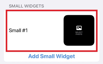 選んだサイズをタップ