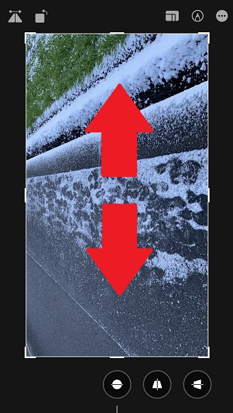 写真が拡大される