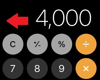 右または左にスワイプ