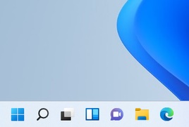タスクバーのアイコン
