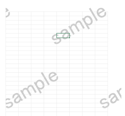 Excelの透かし画像