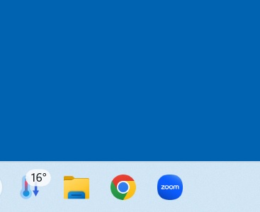 起動中のアプリをタスクバーにピン留めすることができた