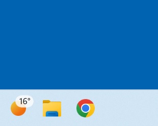 対象のアプリのピン留めが解除されてタスクバーから消えた