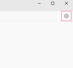 「設定」ボタンをクリック