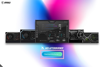 「Download Afterburner」ボタンをクリック