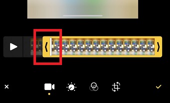 黄色いバーを移動させ「ピコン」という音が入らないようにする