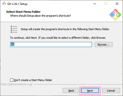 「Next」をクリック