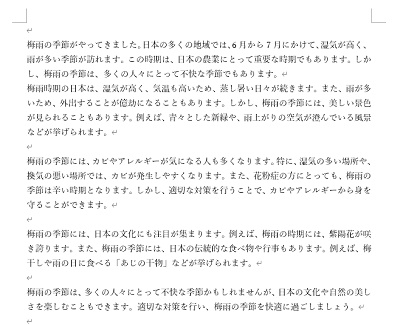 ChatGPTで生成された文章